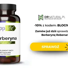 Suplement diety Berberyna Rebersa. Dowiedz się, berberyna co to i zamów z rabatem 10% na DRnatural.pl.