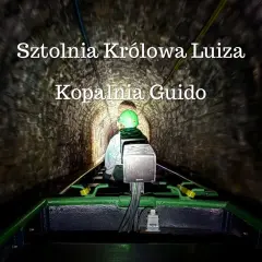 Podróż kolejką w zabytkowej kopalni Guido, w zabrzańskiej Sztolni Królowej Luiza.