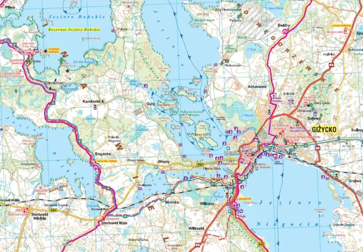 Trasy rowerowe Mazury: Mapa, GPX i gotowe plany wycieczek