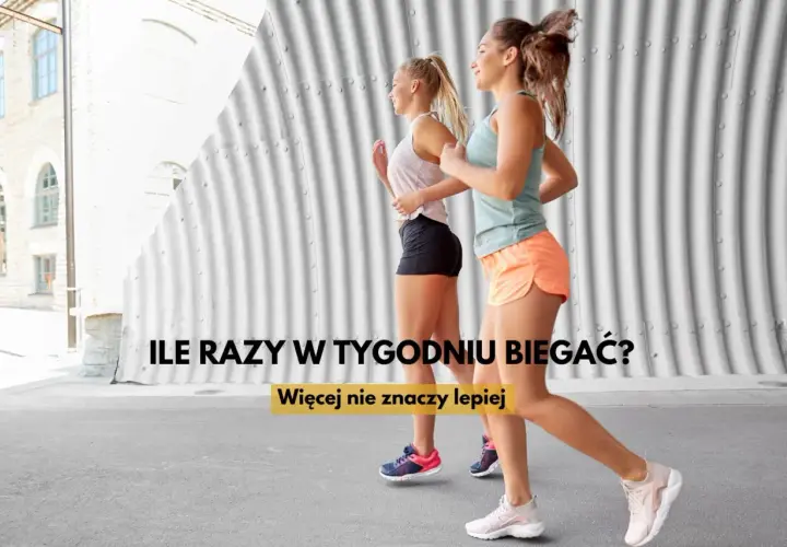 Dwie kobiety biegają, zastanawiając się, ile razy w tygodniu biegać. "Więcej nie znaczy lepiej".