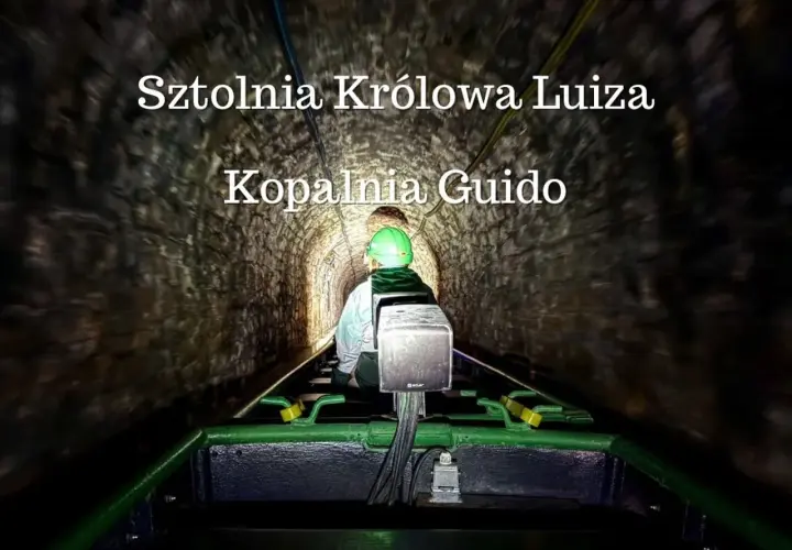 Podróż kolejką w zabytkowej kopalni Guido, w zabrzańskiej Sztolni Królowej Luiza.