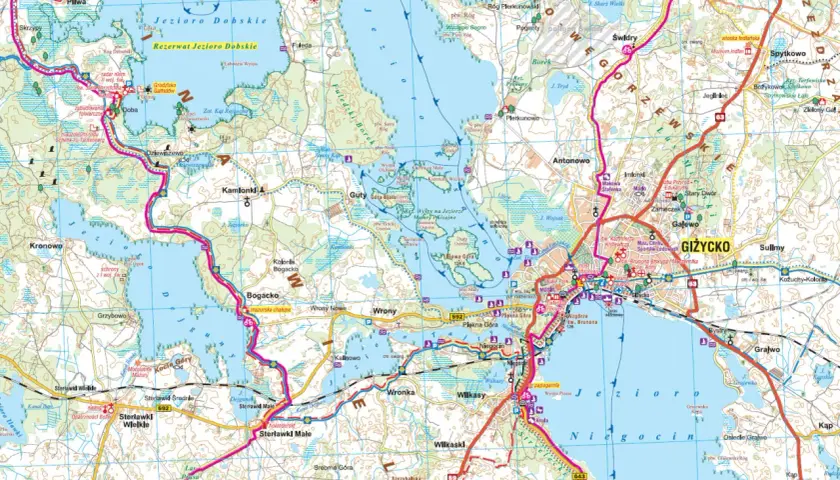 Trasy rowerowe Mazury: Mapa, GPX i gotowe plany wycieczek