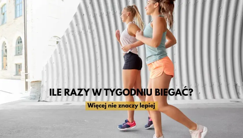 Dwie kobiety biegają, zastanawiając się, ile razy w tygodniu biegać. "Więcej nie znaczy lepiej".