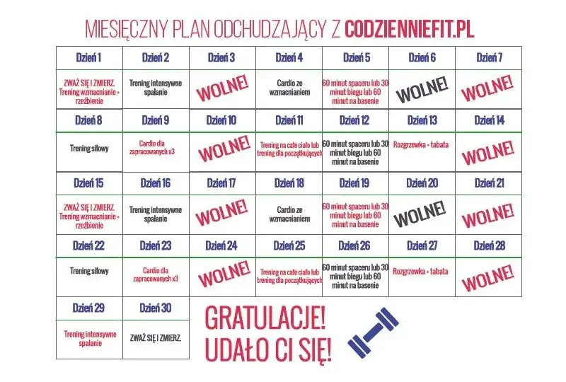 Ile treningów w tygodniu? Plan dopasowany do celu i poziomu!