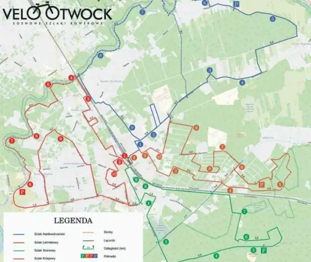 Trasy rowerowe Otwock: 5 pętli Velo Otwock dla każdego!