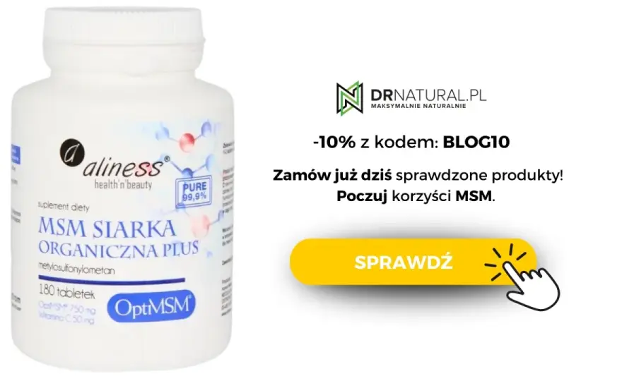 MSM na stawy i regenerację - Jak stosować i czy naprawdę działa?