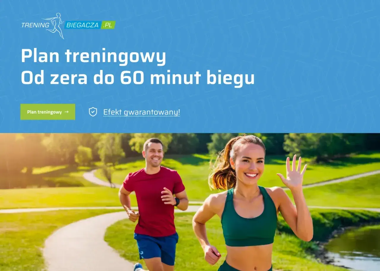 Uśmiechnięci biegacze w parku. Plan treningowy "Od zera do 60 minut biegu" to odpowiedź na pytanie: jogging co to jest i jak zacząć.